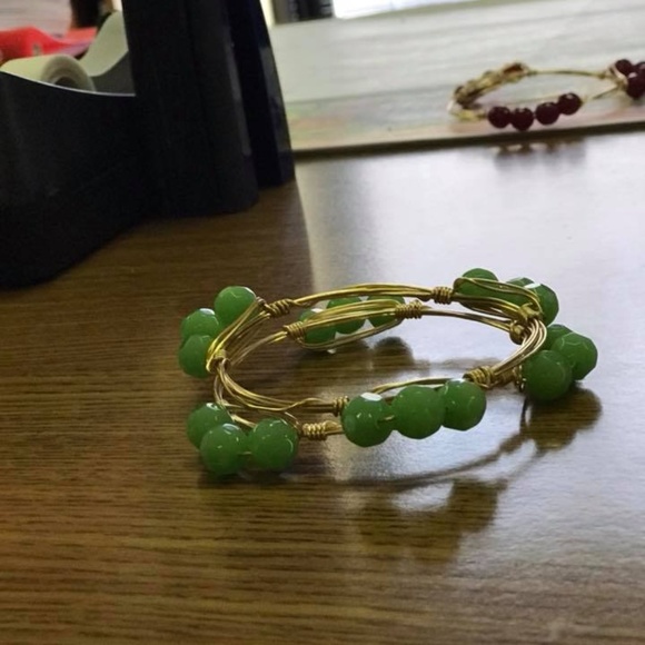 bourbon & boweties inspired wire wrapped bracelet - Picture 2 of 4